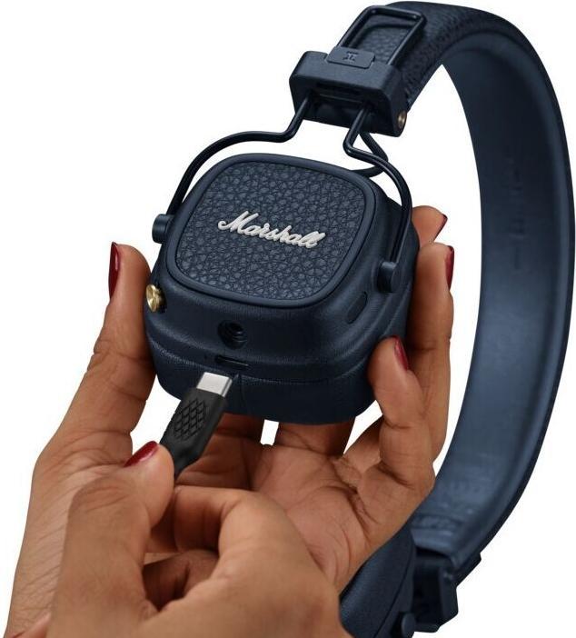 Image du produit Marshall Major V trådløse hovedtelefoner, on-ear (midnight blue) (Pas de réduction du bruit, 100 h, Filaire, Sans fil)