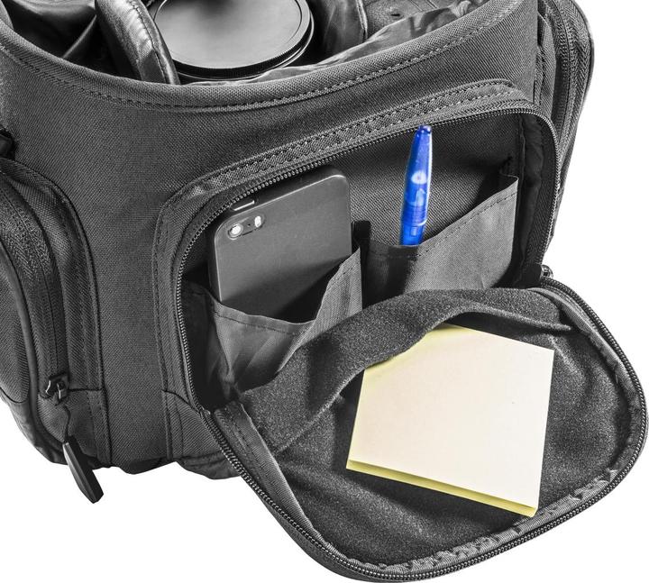 Immagine prodotto mantona Borsa fotografica Premium antracite (Borsa a tracolla per fotocamera)