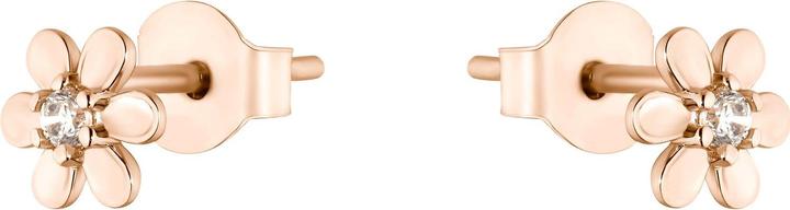 Image du produit S.Oliver Boucles d'oreilles pour femmes, argent 925 sterling, zirconium (synth.) | fleur (Argent 925)