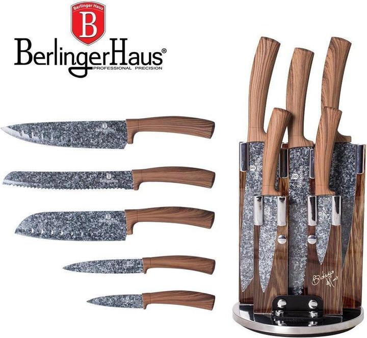 Immagine prodotto BerlingerHaus Set di 5 coltelli con supporto BH-2160