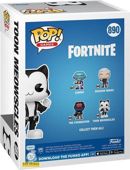 Image du produit Funko Fortnite POP! Games Figurine en vinyle Toon Meowscles 9 cm