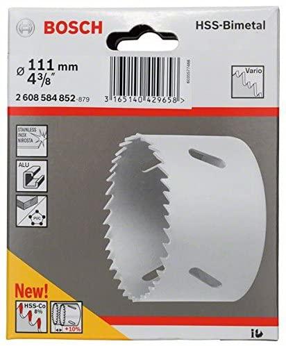 Image du produit Bosch Professional Zubehör Scie cloche bimétallique HSS pour adaptateur standard, 111 mm, 4 3/8 pouces (111 mm)