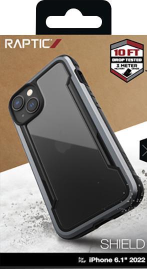 Productafbeelding X-Doria Shield Case iPhone 14 gepantserde hoes zwart (Apple iPhone 14)