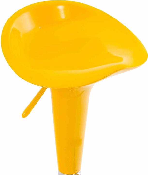 Actual product image CLP Bar stool Saddle, yellow