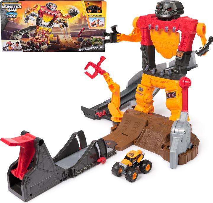 Produktbild Spin Master Monster Jam 1:64 Smash & Bash Playset