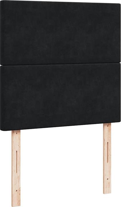 Actual product image vidaXL Bo x spring bed with mattress 200 x 200 cm velvet (200 x 200 cm)