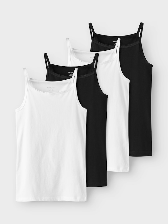 Image du produit Name it Nkfstrap Top 4p Black White Solid Noos (86)
