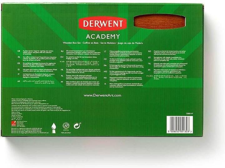 Actual product image Derwent Academy colouring case (35 x)
