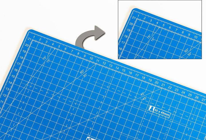 Image du produit Novus 10690 - Tapis de découpe 22 x 30cm bleu (22 x 30 cm)