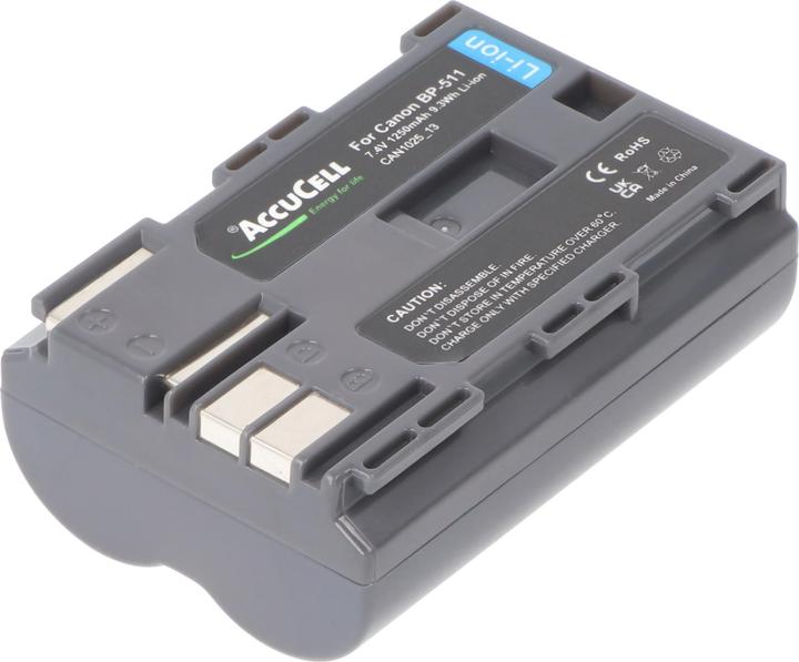 Actual product image AccuCell Akku Canon DM-MV30 (Camera battery)