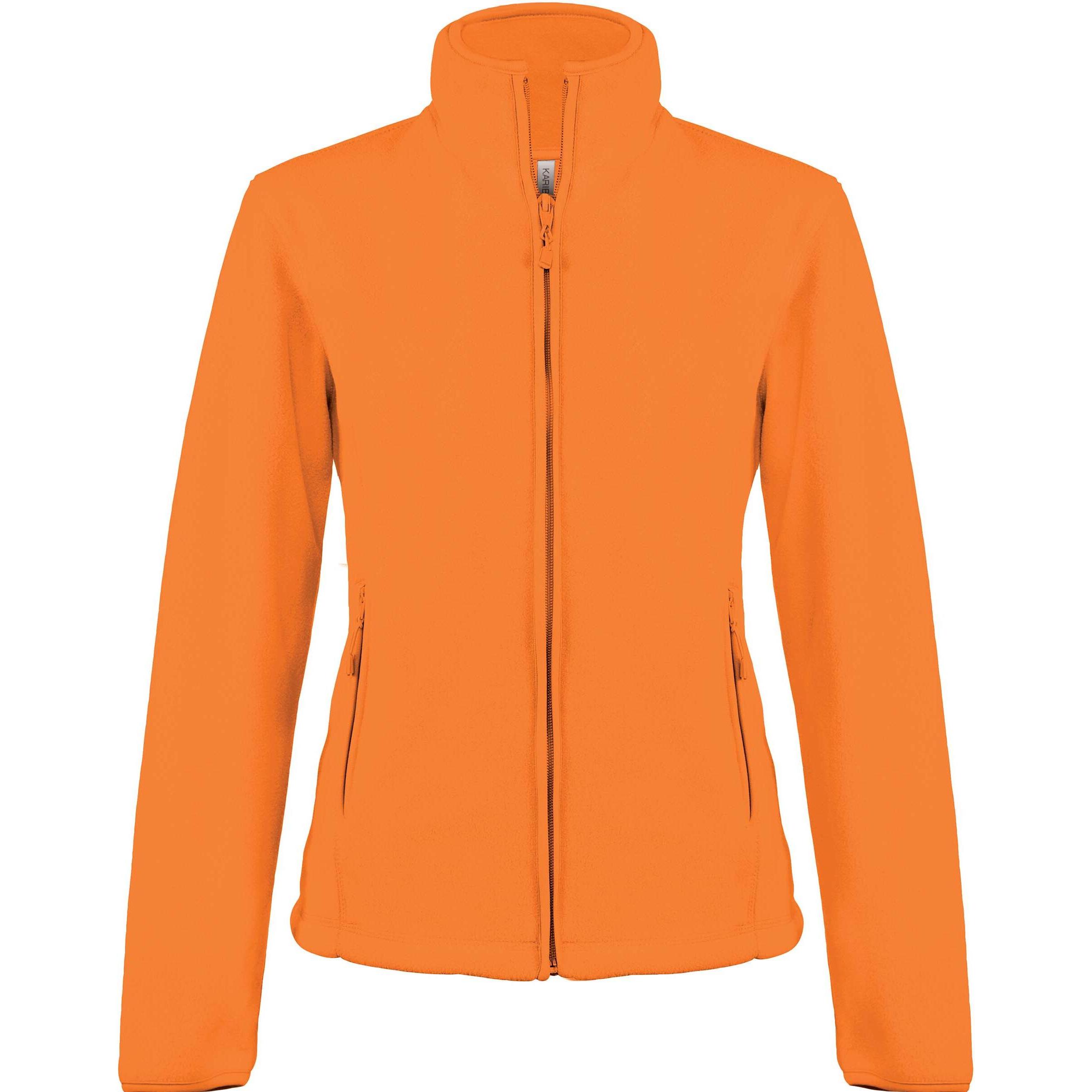 Kariban, Damen, Jacke, Micropolaire Orange (M), Orange, M