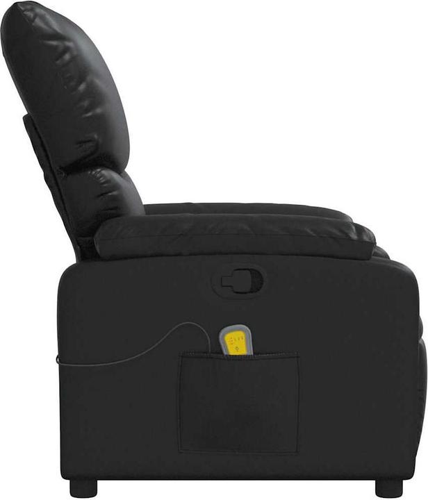 Produktbild vidaXL Massagesessel Schwarz Kunstleder,Farbe: Schwarz,Material
