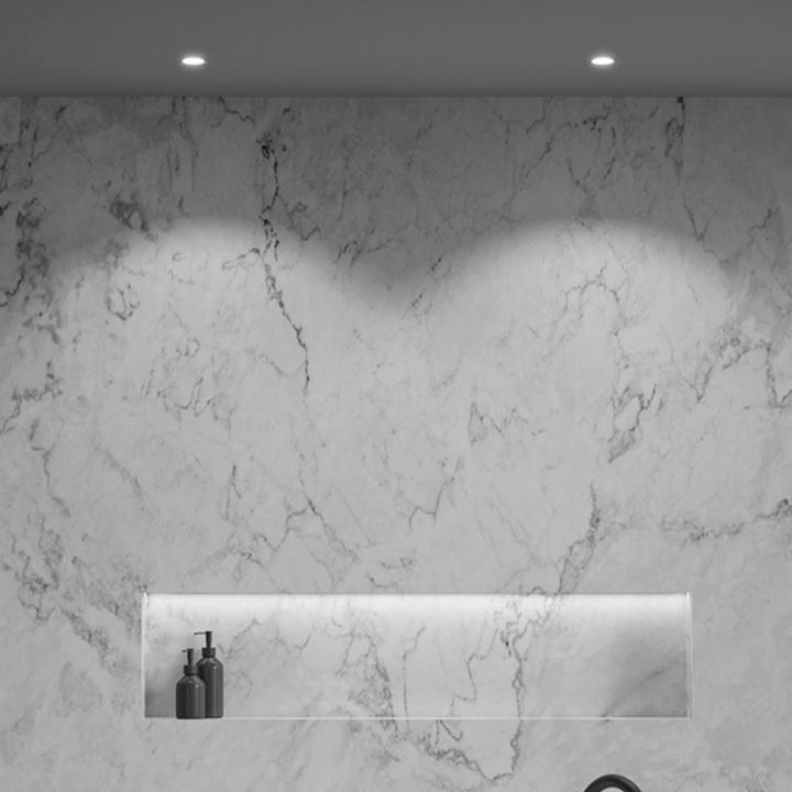 Actual product image Maytoni Zoom LED downlight, recessed light 6W dimmable white IP65 90Ra Ø6mm neutral white (440 lm)