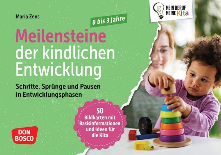 Immagine prodotto Meilensteine der kindlichen Entwicklung. Schritte, Sprünge und Pausen in Entwicklungsphasen von 0- b (Tedesco, Maria Zens, 2024)