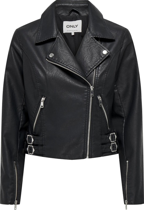 Actual product image Only Band collar Cuffs with zip Biker jacket Biker jacket (L)