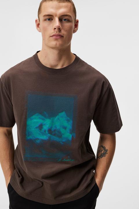Produktbild J. Lindeberg Walsch Box Print T-Shirt Delicioso (L)