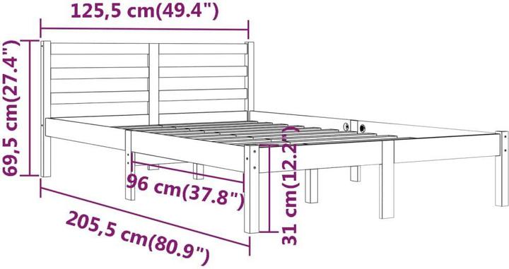 Produktbild vidaXL Kordula (120 x 200 cm)