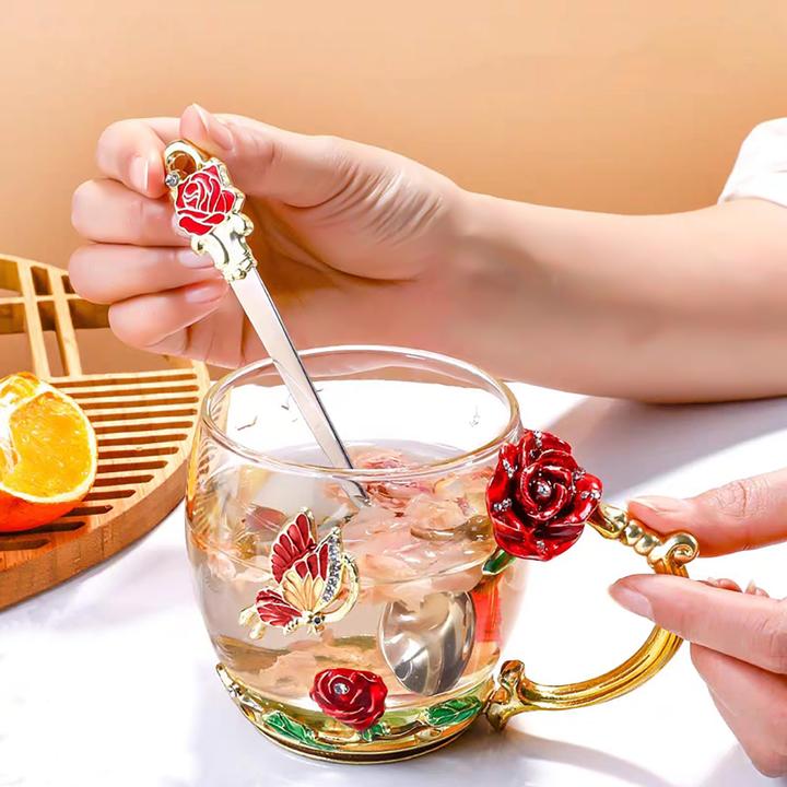 Produktbild Intirilife Schmetterling Teetasse (1x)