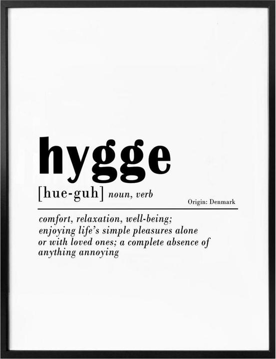 Produktbild Trenddeko Hygge (60 x 80 cm)
