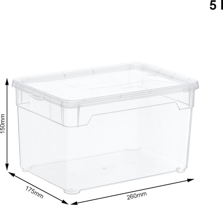 Produktbild Rotho Clear (17 x 15 x 26 cm, 5 l)