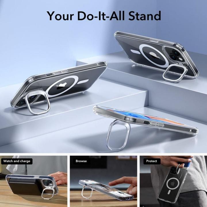 Produktbild ESR Classic Kickstand Halolock Magsafe Iphone 15 Clear (Apple iPhone 15)
