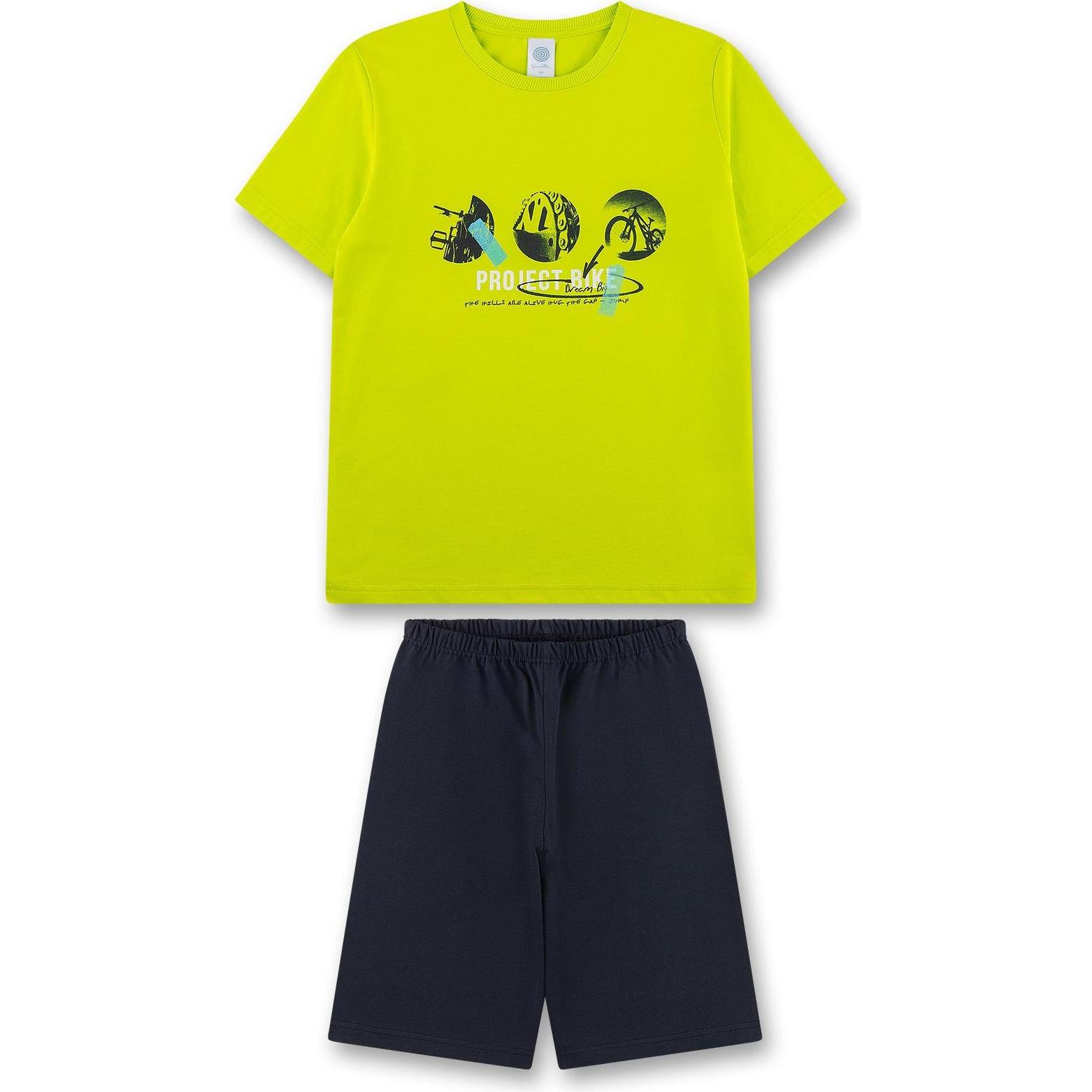Sanetta, Unisex, Pyjama, -Schlafanzug kurz Bike, Mehrfarbig, (152)
