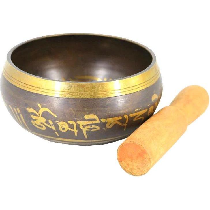 JTI Tibetische Klangschale - 8 cm (Klangschale), Perkussion, Gold