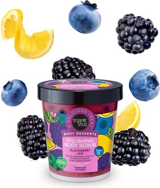 Produktbild Organic Shop Body Desserts Polishing Body Scrub Blackberry Jam 450ml (450 ml)