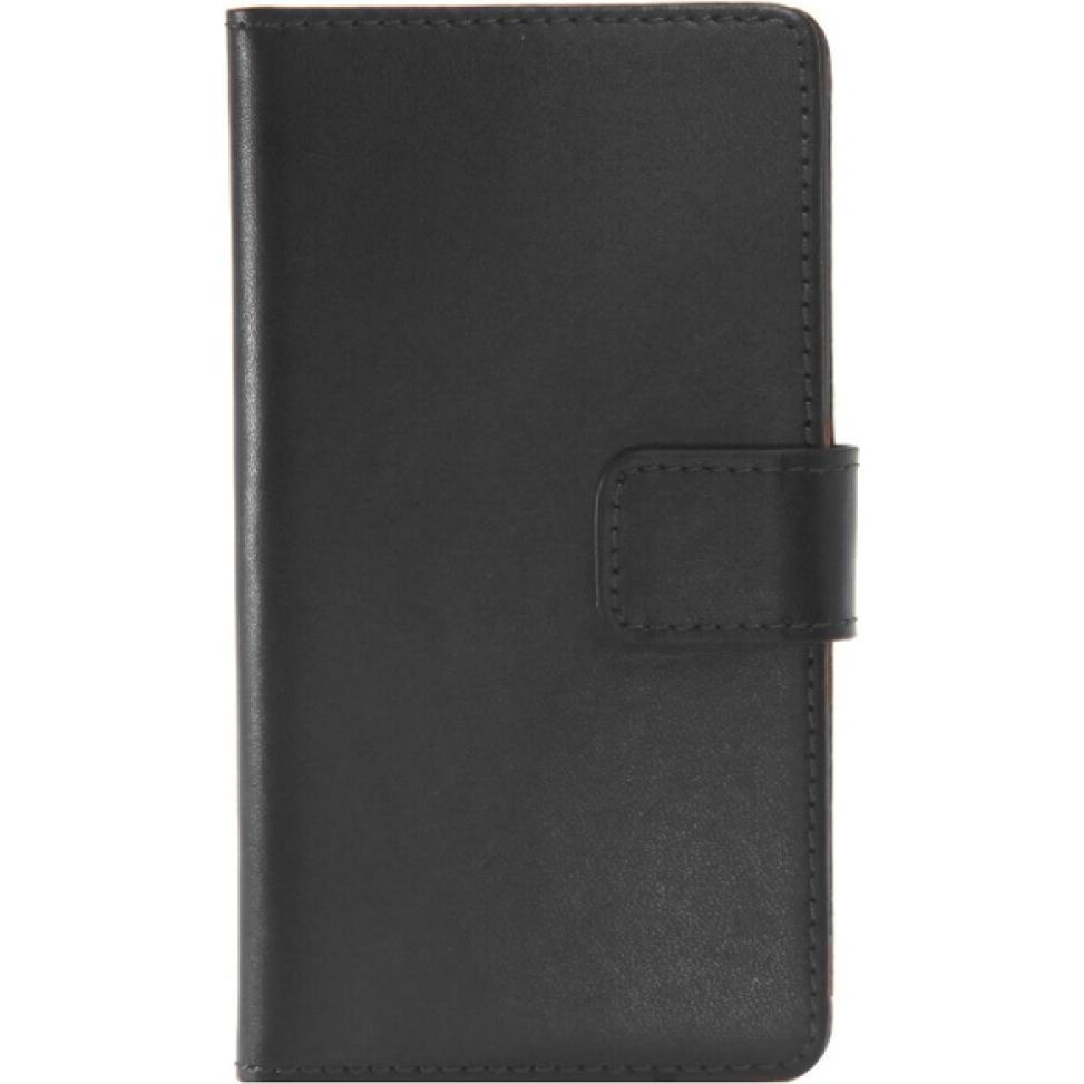 OEM Slim Leather Book Case for Sony Xperia Z - black 4250710507870 (Sony Xperia Z), Smartphone Hülle, Schwarz