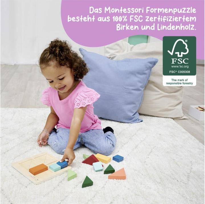 Produktbild Eichhorn EH Montessori Formen Puzzzle (100 Teile)