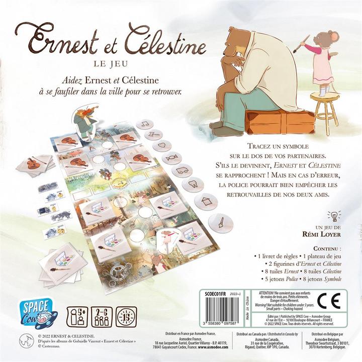 Produktbild Asmodée Ernest et Célestine (Französisch, 2 - 6 Spieler)