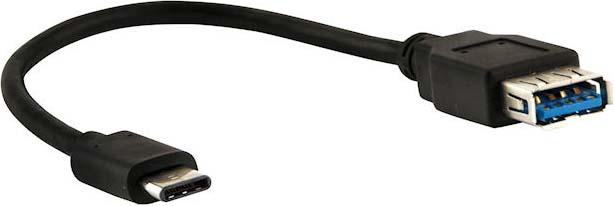 Image du produit E+P CC 325/02 Câble adaptateur OTG 0,2m USB mâle type C + USB femelle type A (0.20 m, USB 3.1)