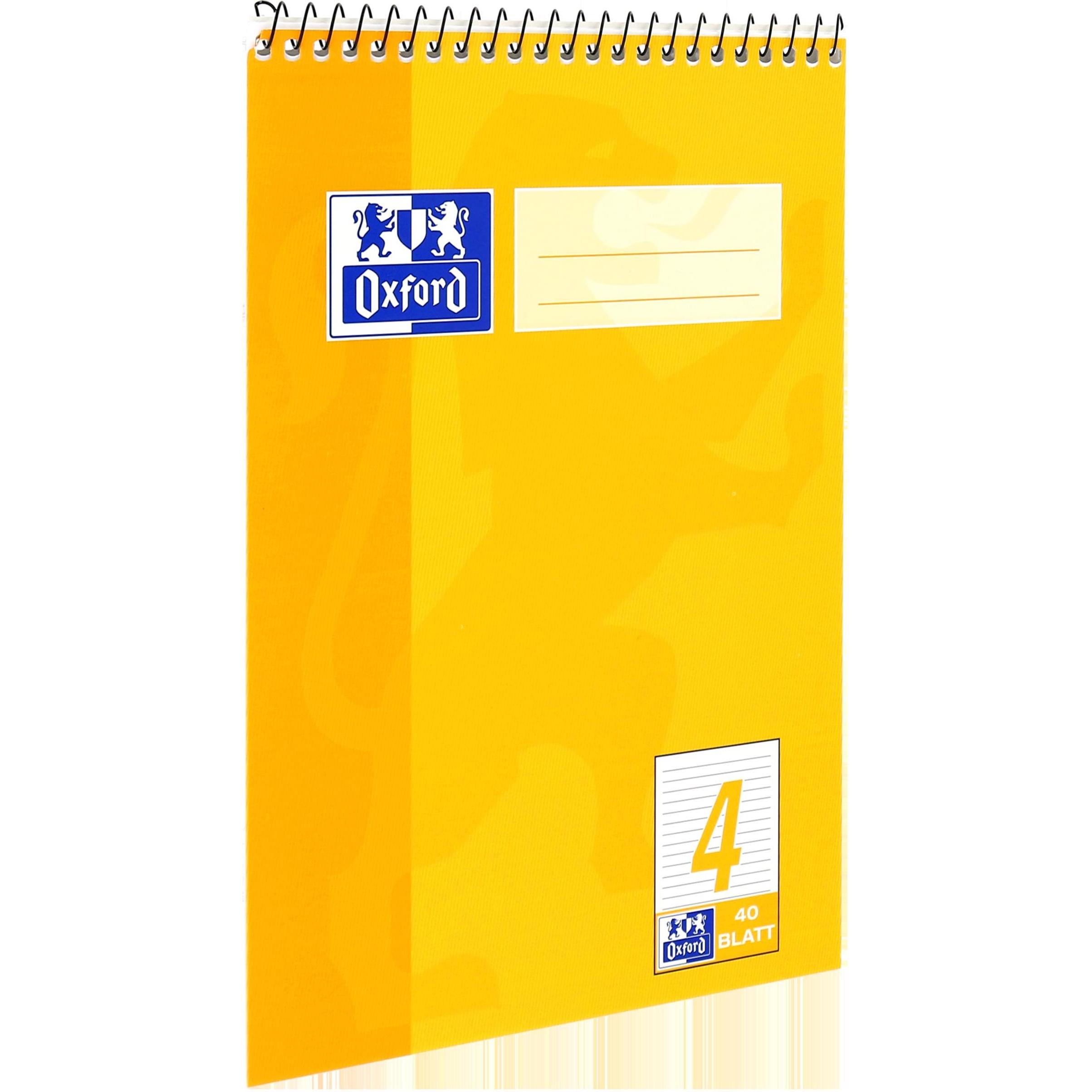 Oxford, Heft + Block, Schulblock, A5, Lineatur 4 (A5, Liniert)