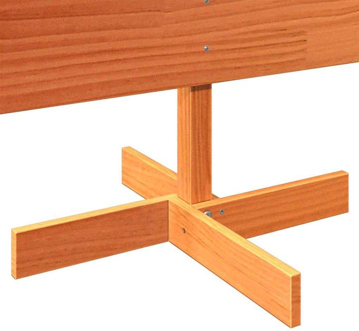 Produktbild VidaXL Weihnachtsbaum Holz Tannenbaum Deko Holzbaum 150cm Massivholz Kiefer