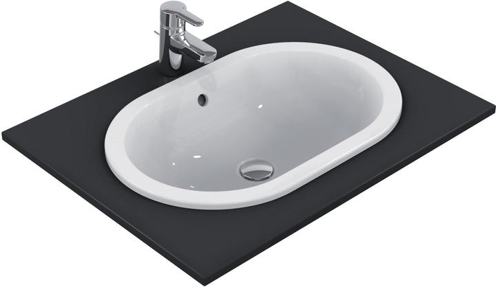 Produktbild Ideal Standard Connect Einbauwaschtisch oval 620mm E5049 (410 mm, 620 mm)