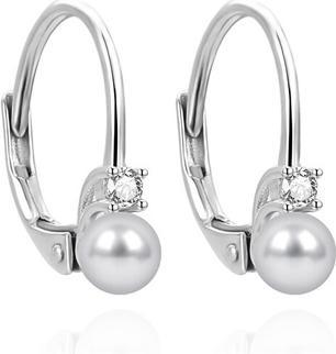 Image du produit Agato Charmantes boucles d'oreilles en argent avec perle d'eau douce AGUC3513P-G