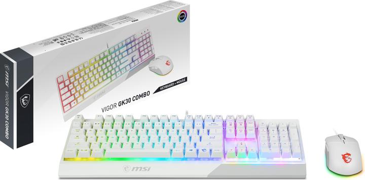 Actual product image MSI Vigor GK30 combo (DE, Cable)