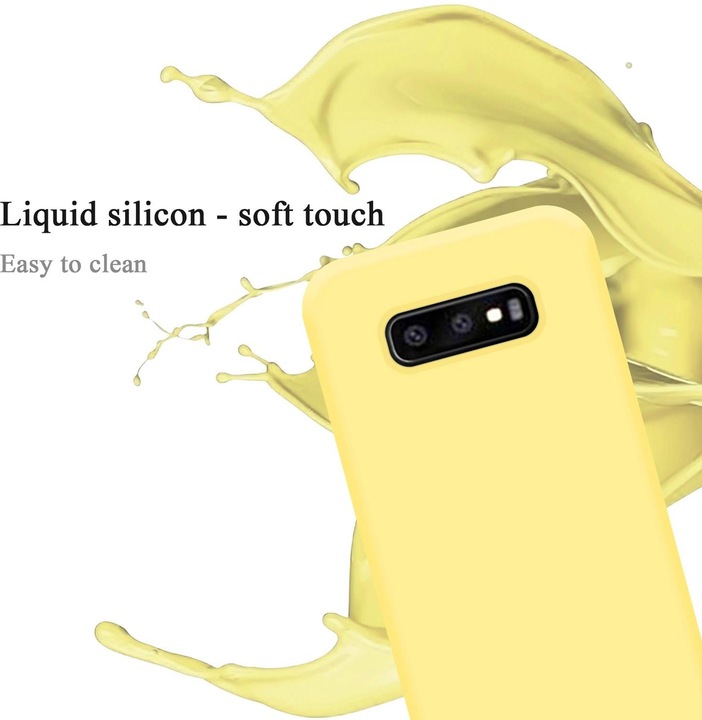 Actual product image Cadorabo TPU Liquid Silicone Case Cover (Samsung Galaxy S10e)