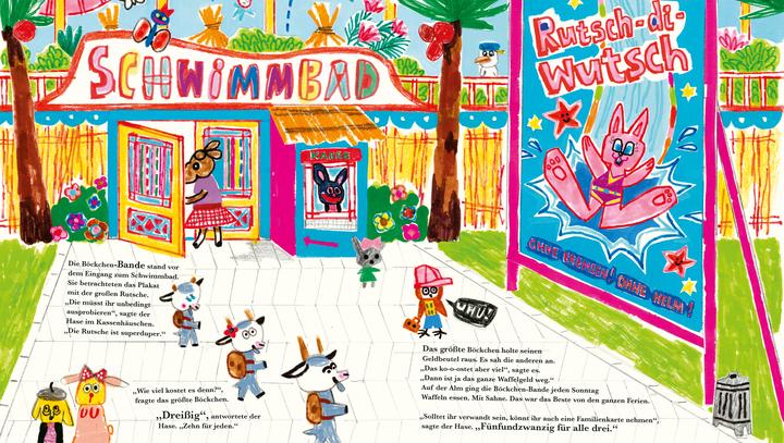 Produktbild Die Böckchen-Bande im Schwimmbad (Deutsch, Bjørn F. Rørvik, 2017)