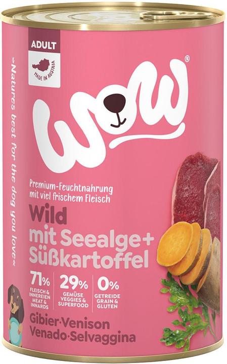 Produktbild WOW Adult, Wild mit Süsskartoffeln (Adult, 1 Stk., 461 g)