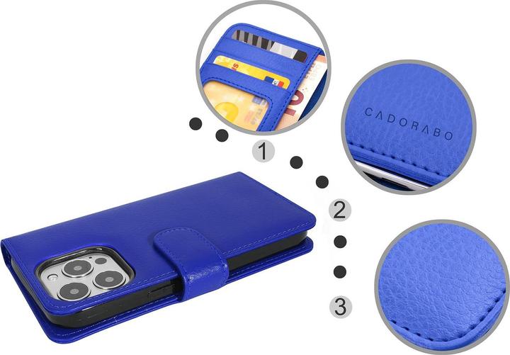 Produktbild Cadorabo 3 Kartenfächer Hülle (Apple iPhone 13 Pro Max)