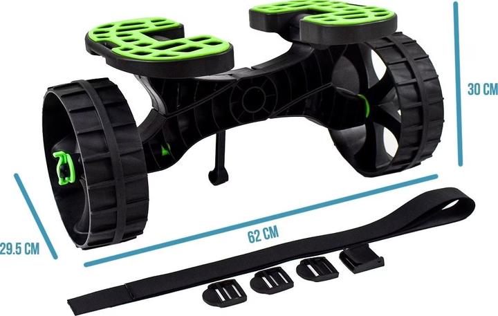 Actual product image 9WS Chariot de transport pour kayak et paddle