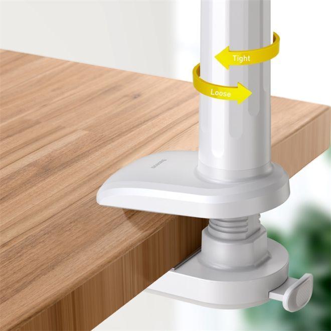 Actual product image Baseus Otaku life rotary adjustment lazy holder Pro Silver