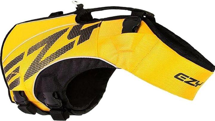 EzyDog Life Jacket X2 Boost Yellow XL > 41 kg kg (XL, Gilet de sauvetage pour chien)