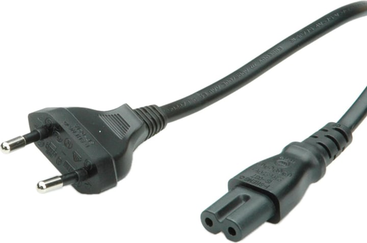 Actual product image Value Power cable Euro flat plug on C7 (1 m)