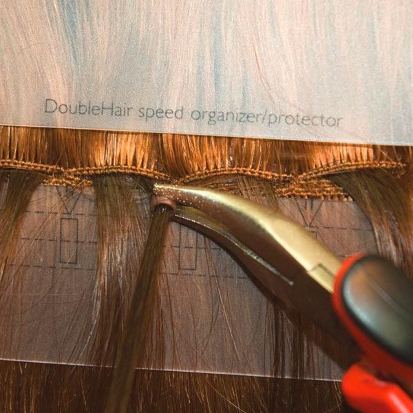Produktbild Balmain DoubleHair Extensions Human Hair 40cm Length Number 10A Ash Blond 0.11kg (10A Extra Super Light Ash Blonde, 40 cm)