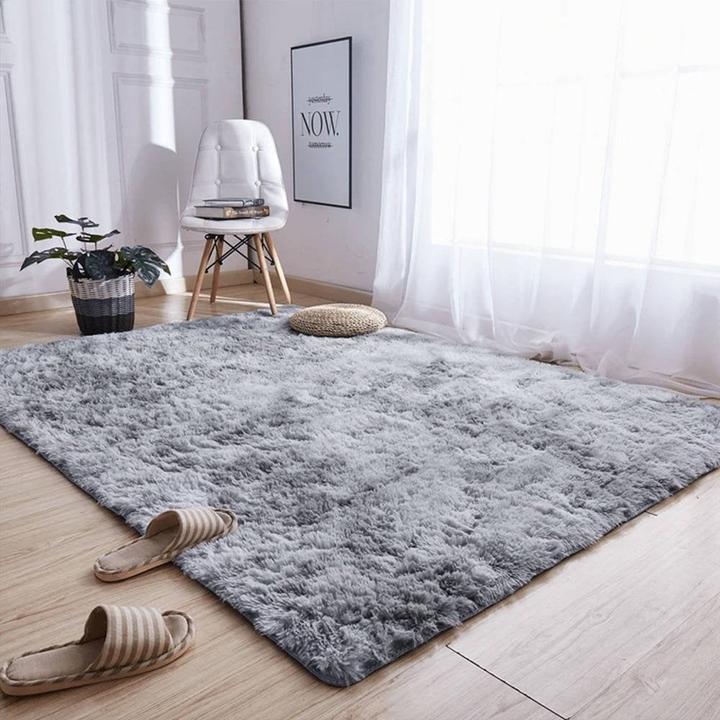 Produktbild Strado Universal Carpet Ombre Shaggy 60x120 OmbreSilver (light gray) (60 x 120 cm)