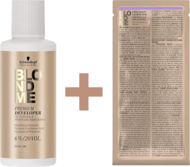 Produktbild Schwarzkopf Professional Blond Me (Blondme Premium Bleichpulver & Developer Set)