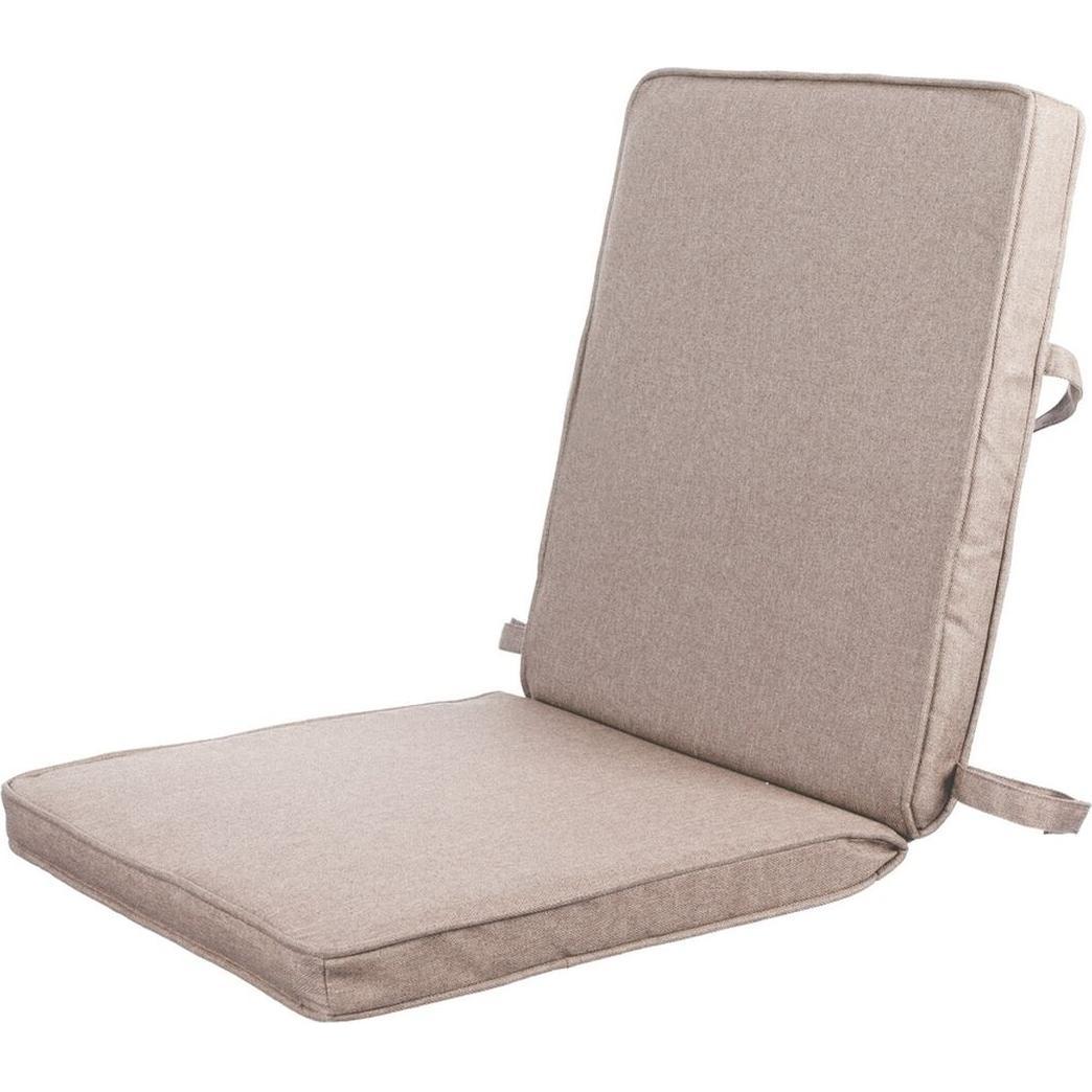 Sitzkissen, Stuhl-Kissen Beige 90 x 40 x 4 cm (90 x 40 x 4 cm)