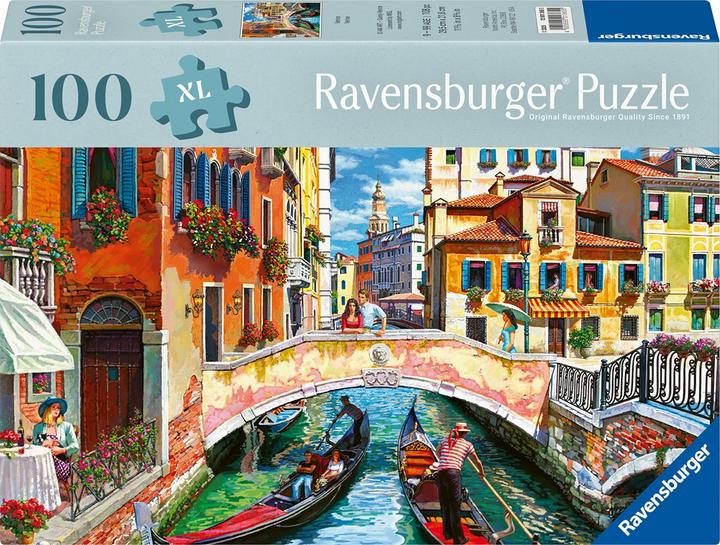 Actual product image Ravensburger Puzzle 12001365 - Venice - Puzzle for older people and seniors, with 100 extra pieces (100 pieces)